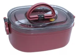 Tupper Porta Comida Lonchera Lunch Box Libre De Bpa 1 Litro