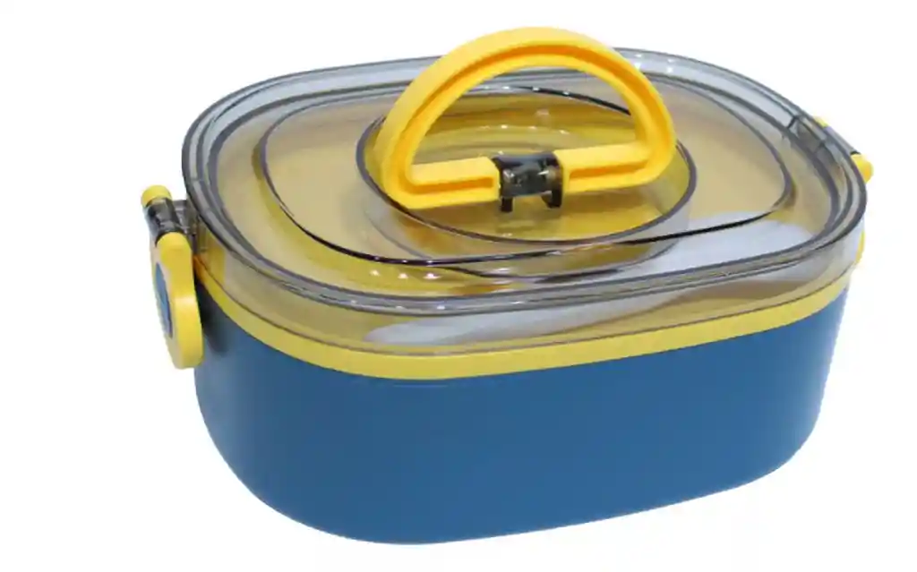 Tupper Porta Comida Lonchera Lunch Box Libre De Bpa 1 Litro