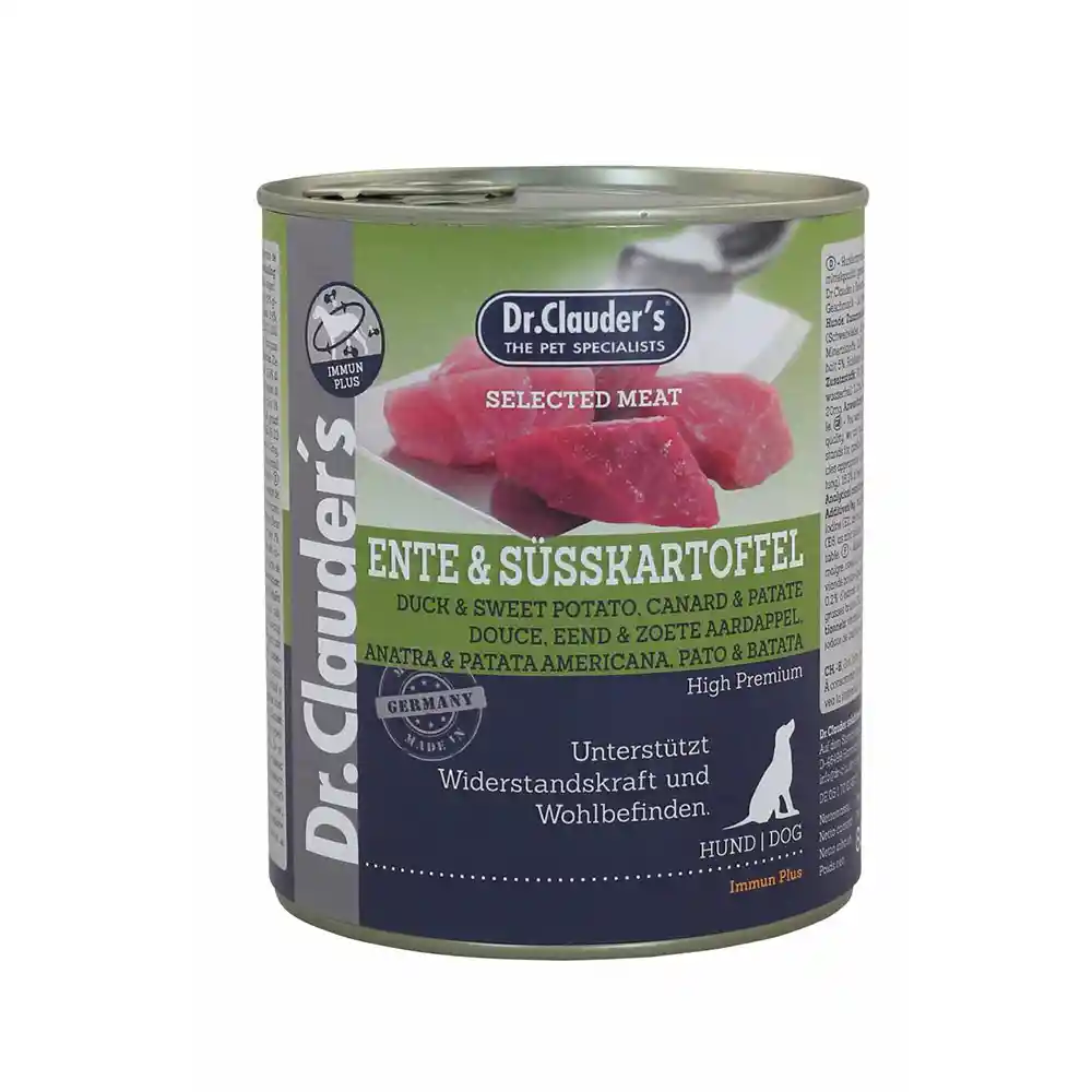 Dr Clauders Mn Dog Meat Duck Potato 800gr