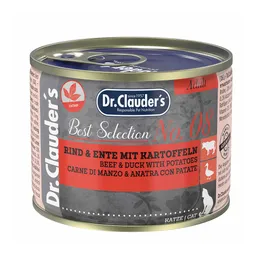 Dr Clauders Mn Cat Rind Ente Mit Potato 200gr