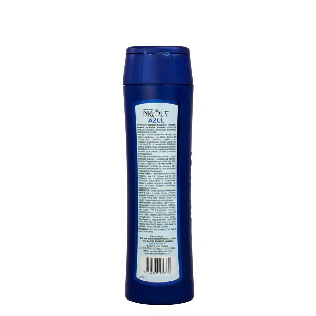 Nikols Tratamiento Fitokeratina Azul 300ml