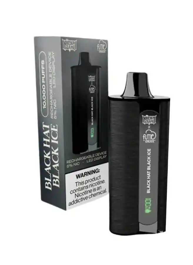 Vape Nicky Jam By Fume Black Hat Black Ice (black Ice) 10.000 Puffs