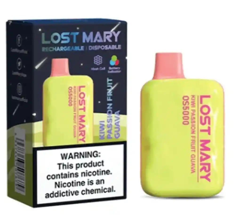 Vape Elfbar Lost Mary Kiwi Passionfruit Guava 5000 Puffs