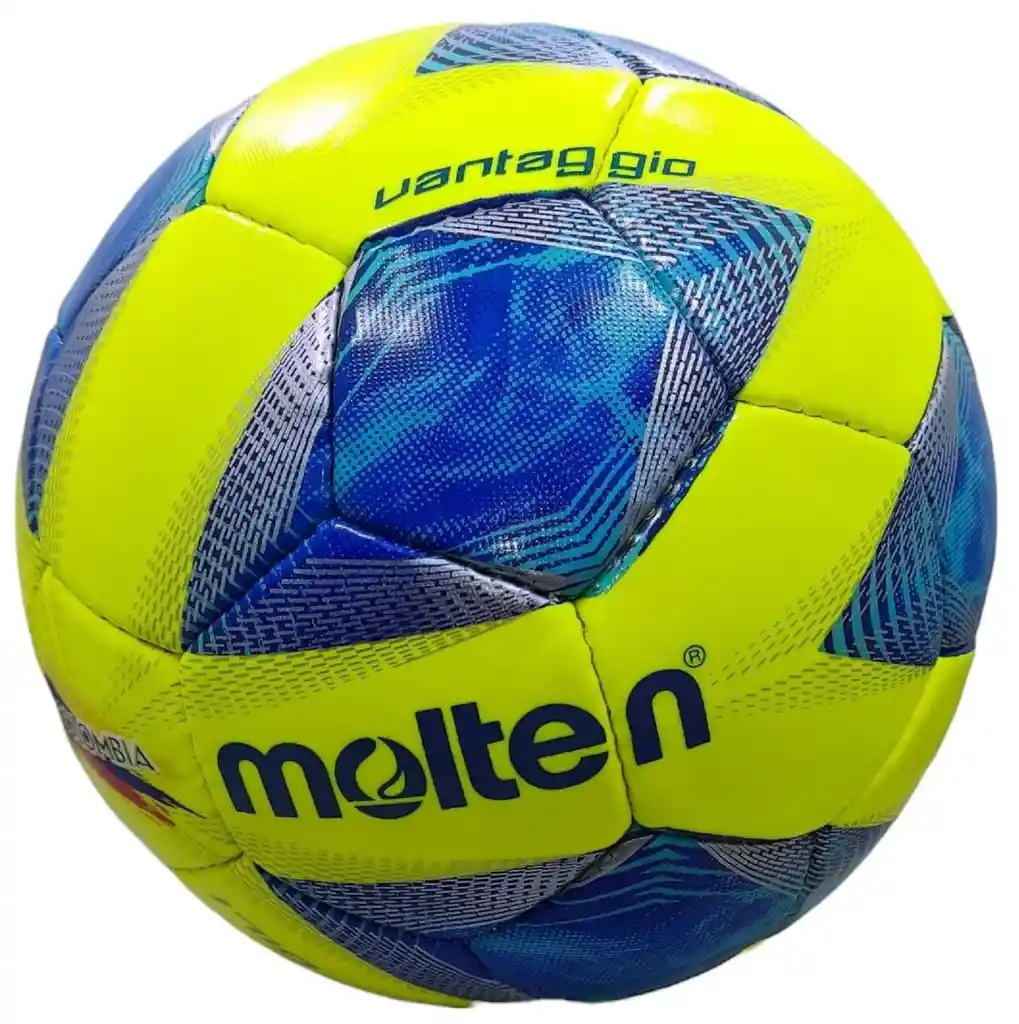 Balón De Fútbol Molten Vantaggio Cocido A Maquina F5a1710/ Amarillo - Azul