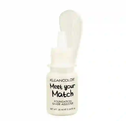 Ajustador Base Meet Your Match Kleancolor 01-white