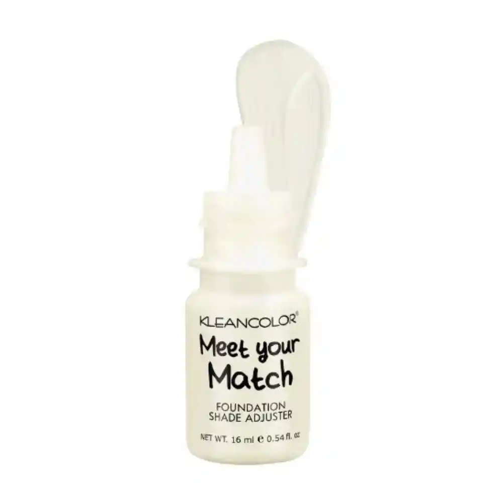 Ajustador Base Meet Your Match Kleancolor 01-white