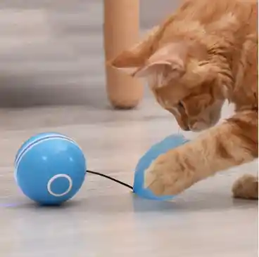 Roundi Ball Juguete Giratorio Con Láser Para Mascotas