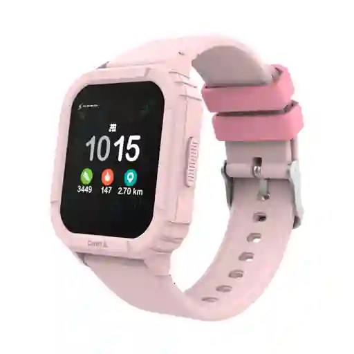 Smartwatch Cubitt Jr Reloj Inteligente Deportivo Niños Android Iphone Rosado