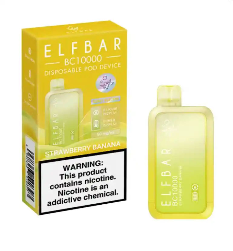 Vape Elfbar Strawberry Banana 10.000 Puffs