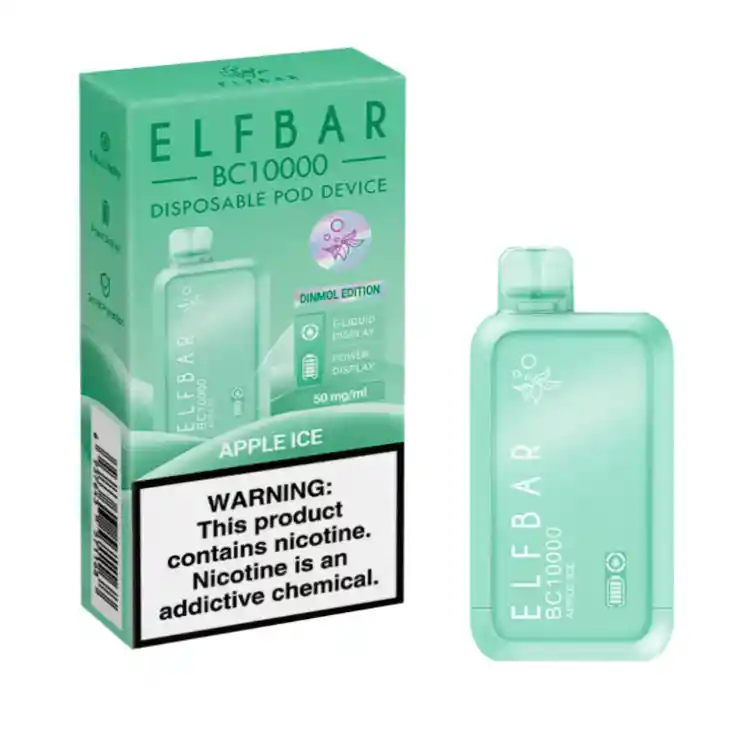 Vape Elfbar Apple Ice 10.000 Puffs