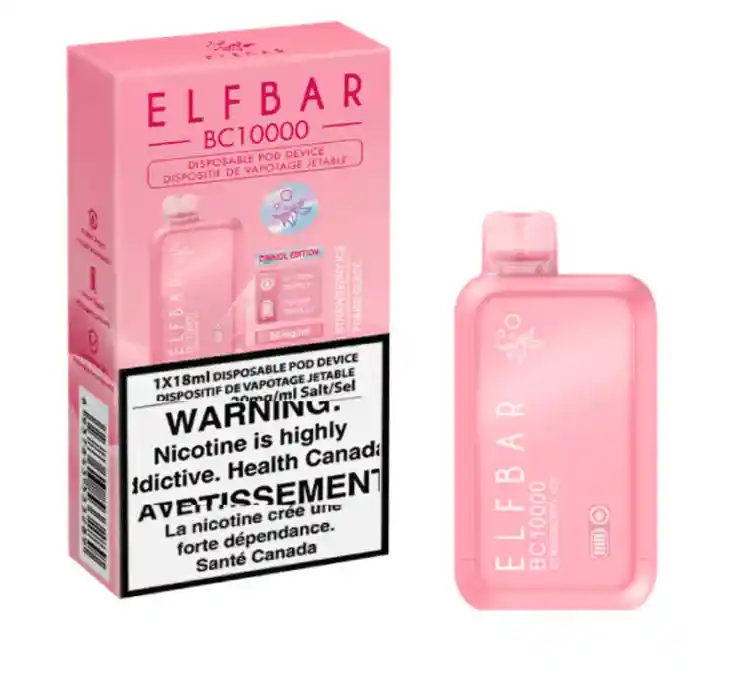 Vape Elfbar Strawberry Ice 10.000 Puffs