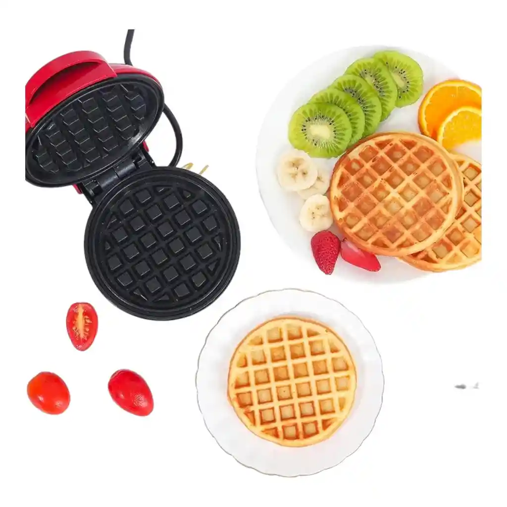 Mini Wafflera Rápida Y Antiadherente