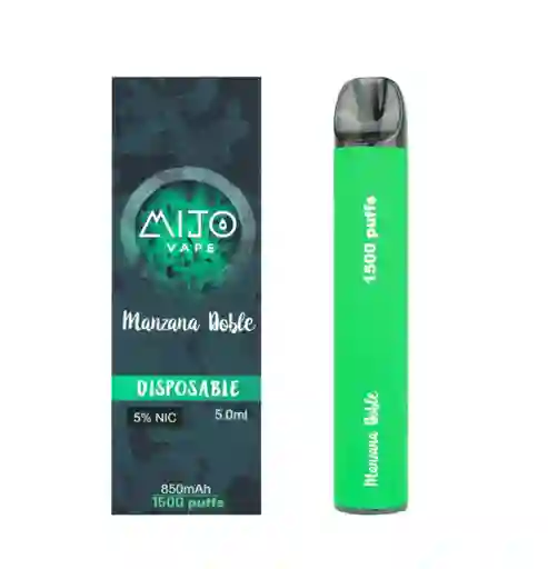 Vape Mijo Manzana Doble 1500 Puffs