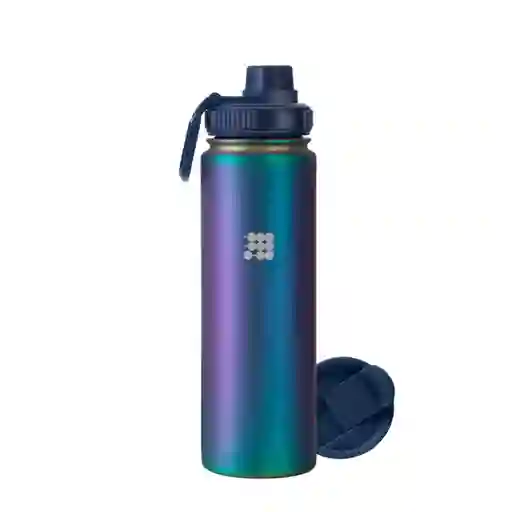 Termo Al Vacio Con Tapa Intercambiable Cubitt Hydro 24oz 710ml Azul Cosmic