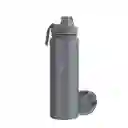 Termo Al Vacio Con Tapa Intercambiable Cubitt Hydro 24oz 710ml Gris