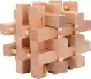 Juego Rompecabezas Cubo En Madera