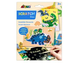 Set De Arte Para Raspar Tarjetas Dinos Actividades Niño Niña