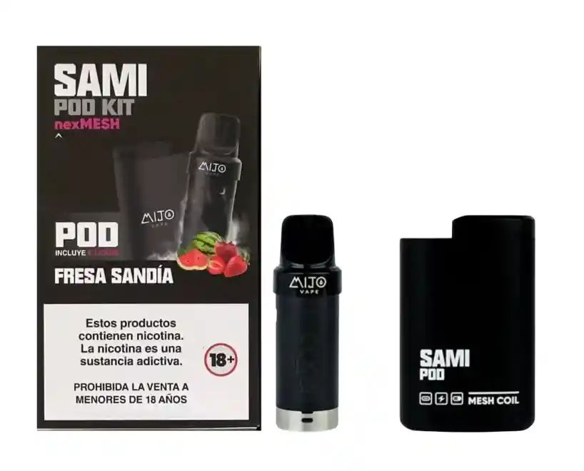 Mijo Vape Sami Pod Kit Fresa Sandía 3500 Puffs