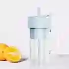Mini Licuadora Recargable Vaso Con Pitillo Licuados Batidos