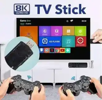 Emulador De Juegos Y Android Tv 2 En 1 Game Box 8k Inalambrico