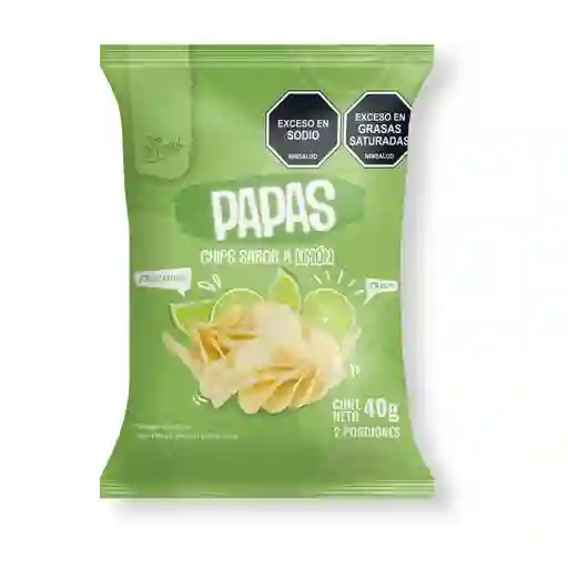 Papas Chips Sabor A Limón 40 G.