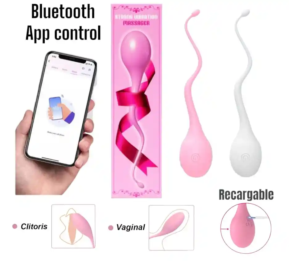 Huevo Vibrador App Control Bluetooth Interactivo Sperma