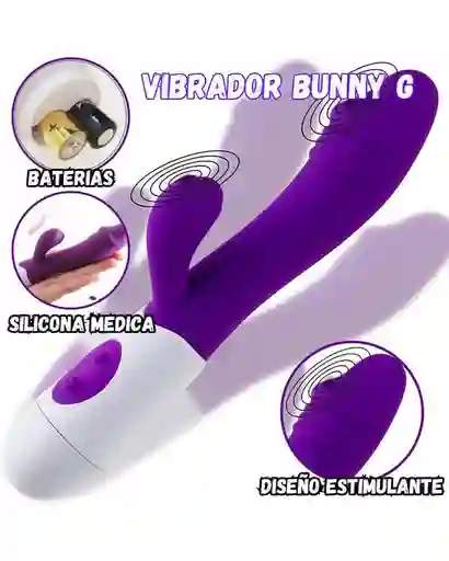 Vibrador Con Doble Estimulación Clítoris Y Punto G