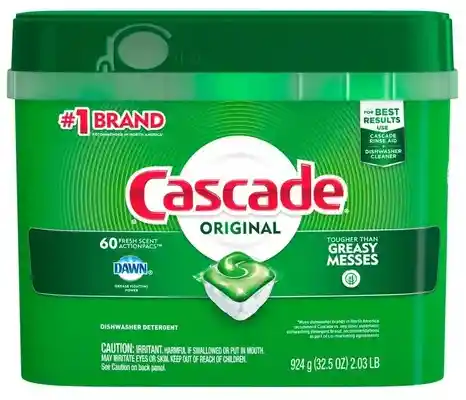 Cascade Original Actionpac Detergente Lavavajillas X60