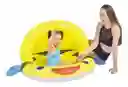 Piscina Inflable Bebe Con Techo Niños Agua Verano