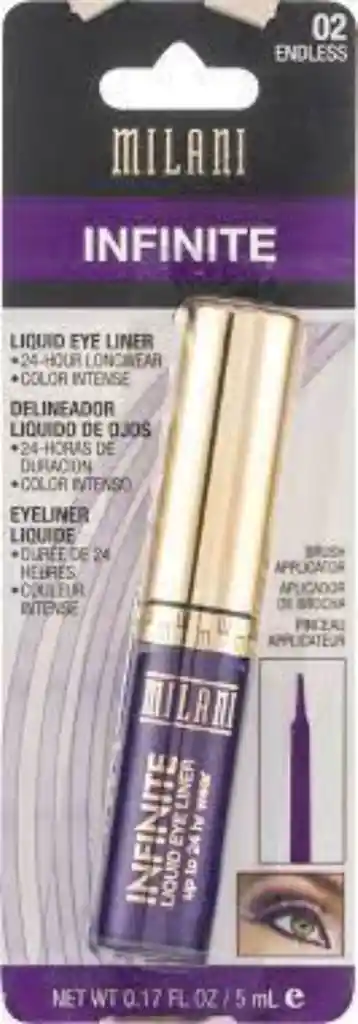 Delineador Líquido De Ojos Infinite Milani 02-endless Morado