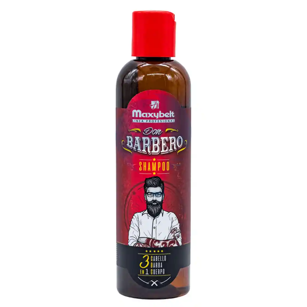 Maxybelt Shampoo Don Barbero 3 En 1 X 200ml