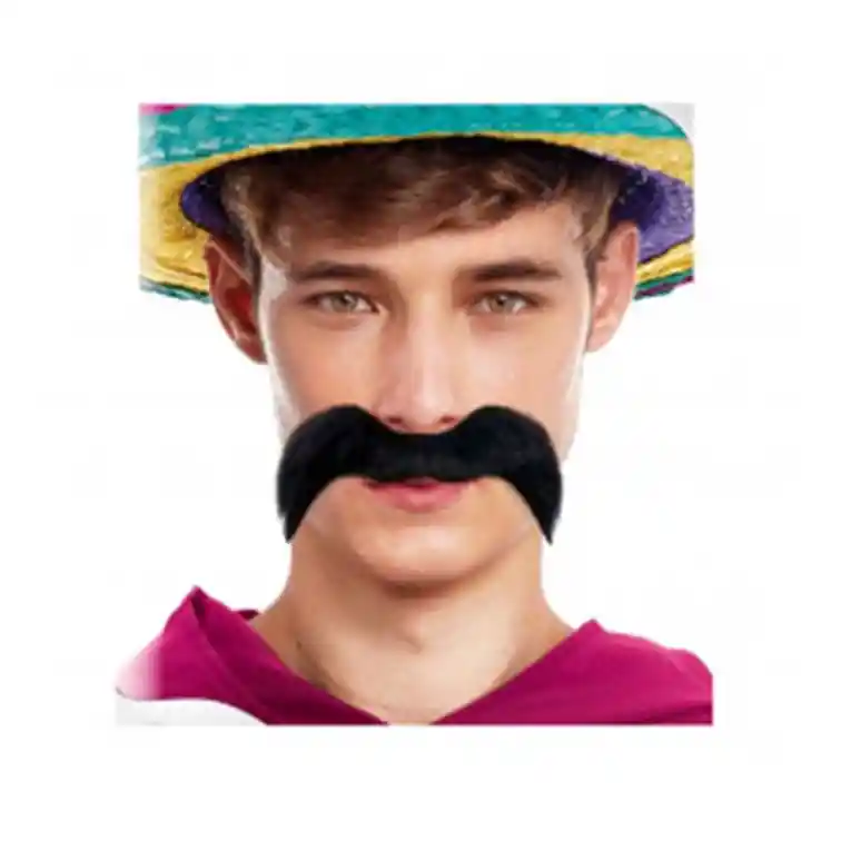 Bigote Adhesivo Fiesta Mexicana Set X 6 Und