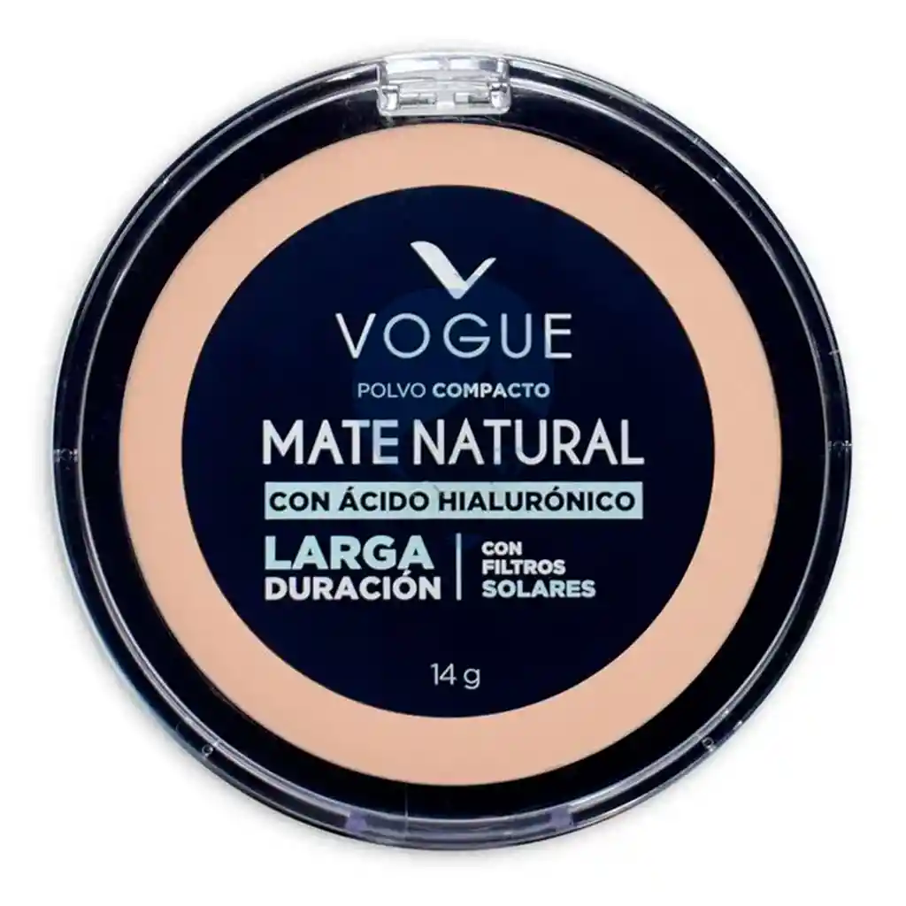 Vogue Polvo Compacto Super Mate Natural X 14gr