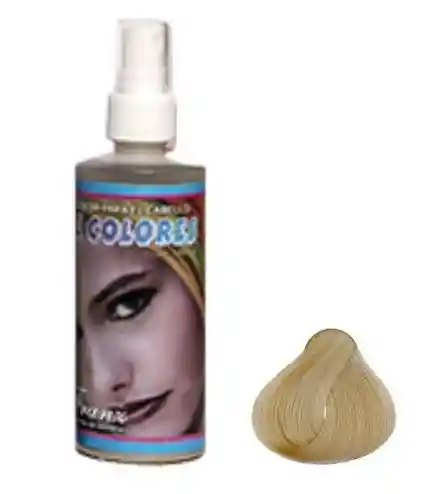 Laca Color Dorado Para El Cabello Spray 120ml Disfraz Halloween