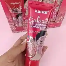 Mascarilla En Tubo Liquida Galaxy Con Gliter Karite Ref 131