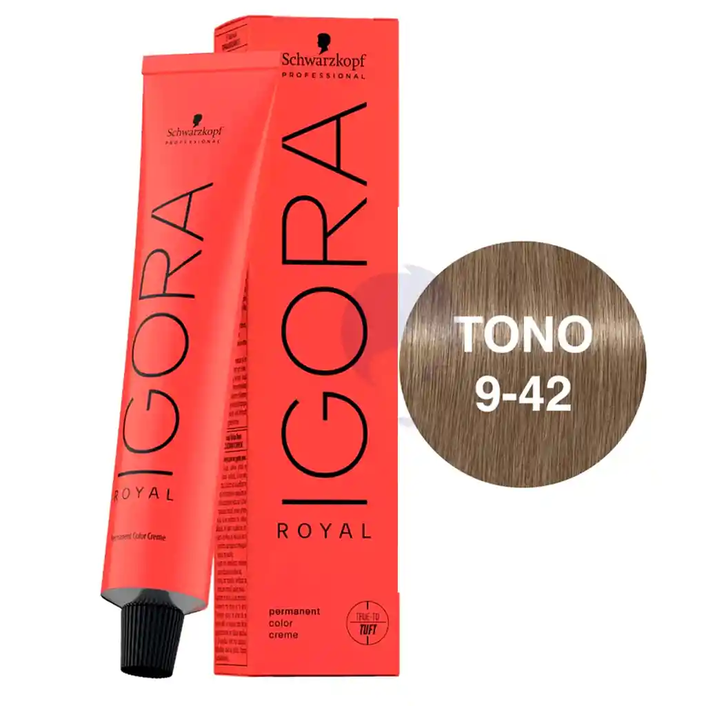 Igora Tinte Rubio Muy Claro Beige Ceniza 9-42 X 60g