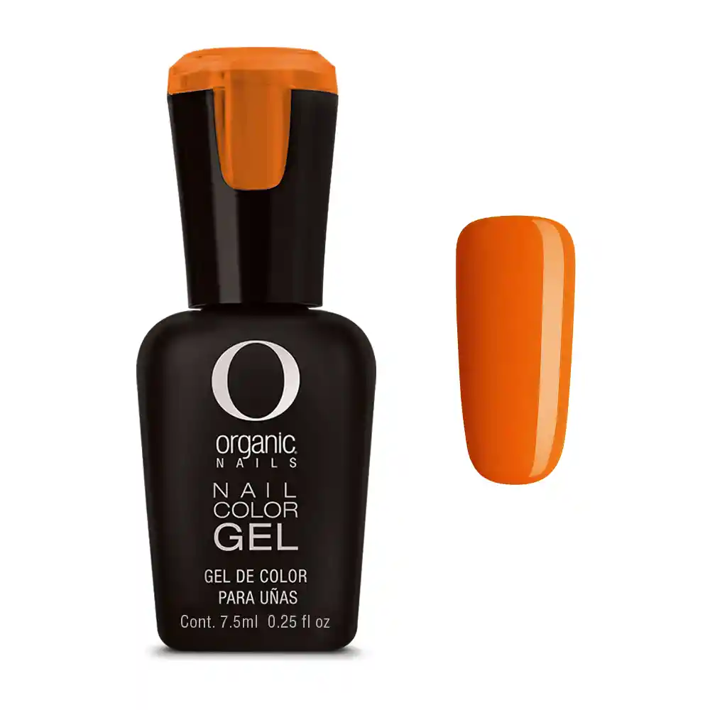 Organic Nail Esmalte Color Gel Tangerine 129 X 7.5ml