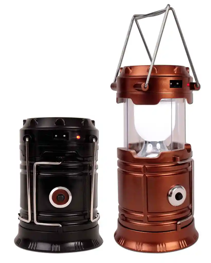 Lámpara Linterna Recargable De 6 Watts Para Camping