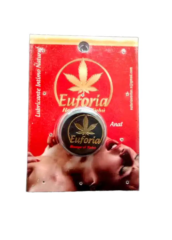 Lubricante Anal Euforia Cannabis Blister X5g