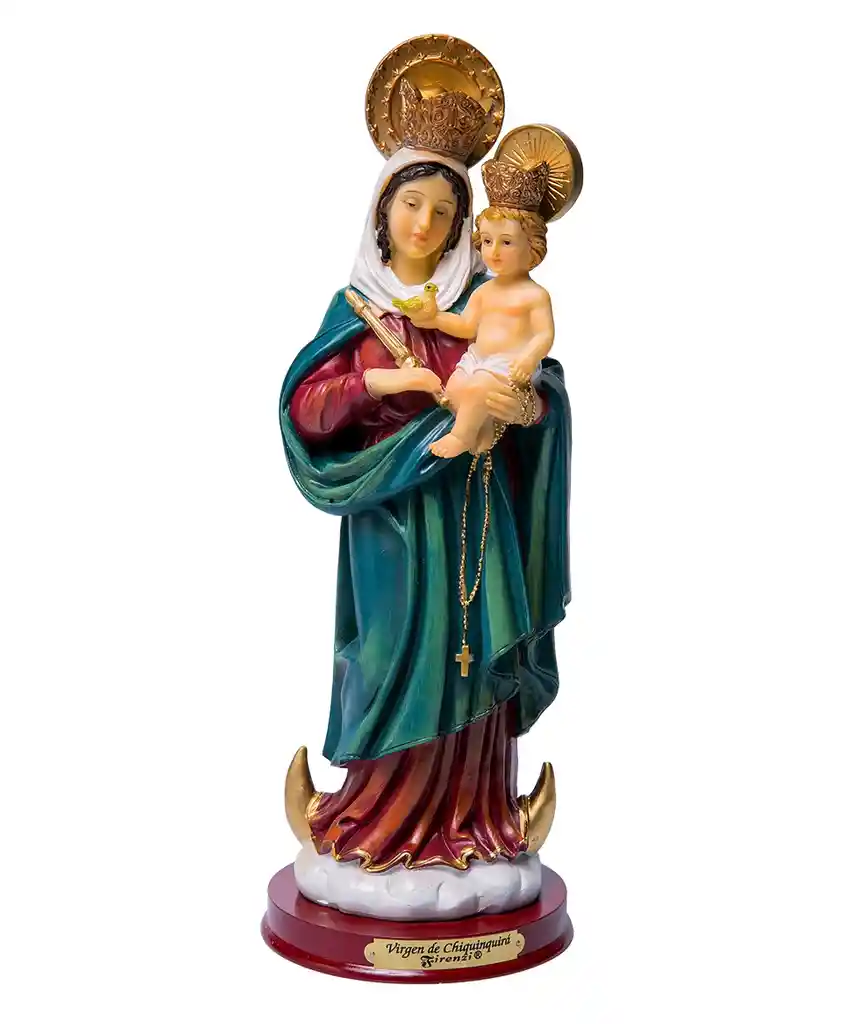 Virgen De Chiquinquira De 30 Cm