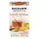 Bigelow Té Herbal Caffeine Free Throat Defense (ginger Honey Lemon Herbal) – Jengibre, Miel Y Limón 18 Bolsitas 1.06 Oz (30 G)