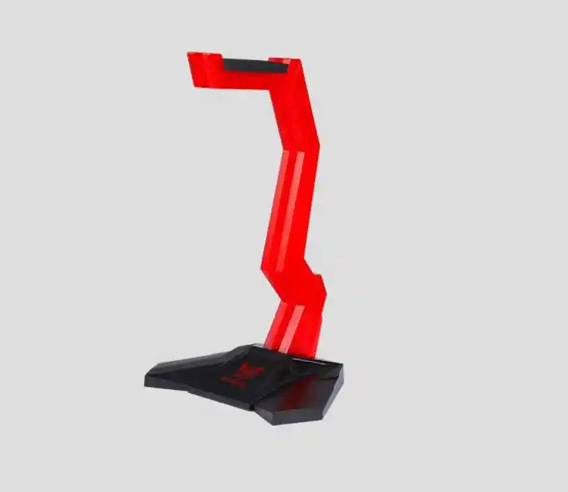 Soporte Antideslizante Base Gamer Color Roja Para Audífonos