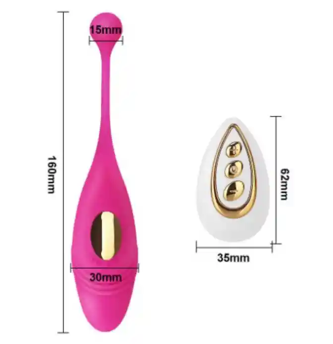 Vibrador Whale Control Remoto Inhalambrico Recargable