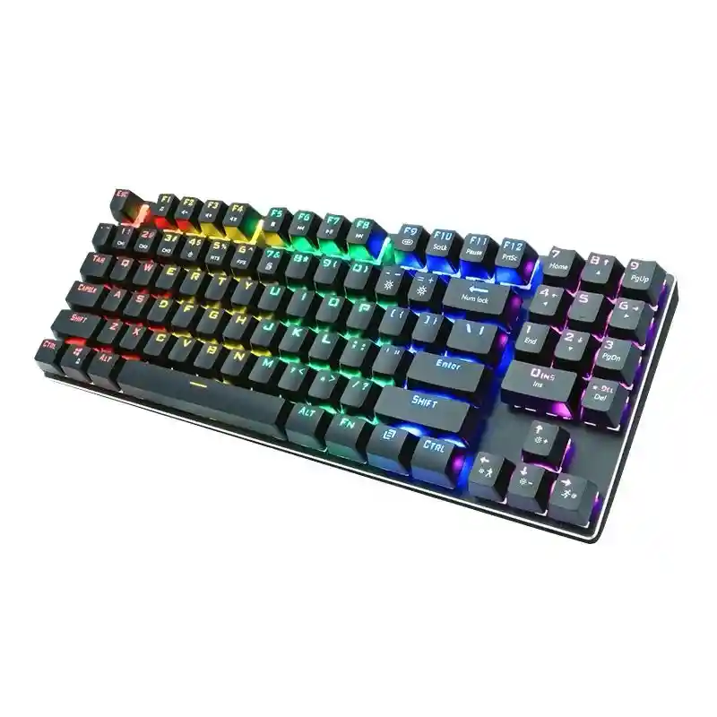 Combo Teclado Mecánico G26 Rgb + Mouse Rgb Cw905 Negro