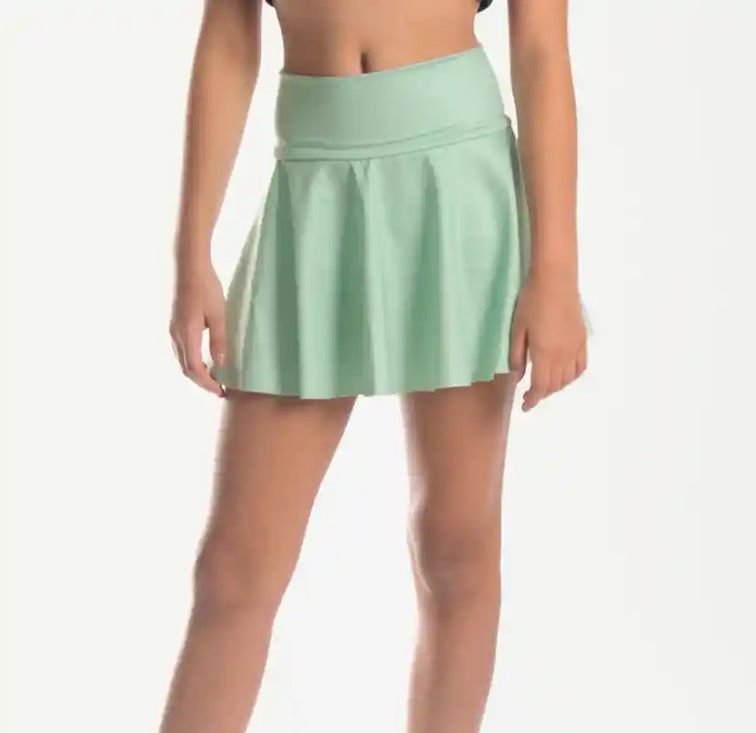 Falda Short Deportiva Kids Verde