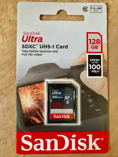 Memoria Sd 128gb Sandisk Ultra Sdxc Uhs-i Card / Memoria Sd 128gb