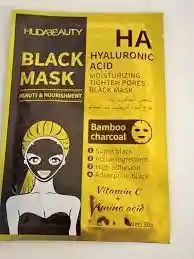 Mascarilla Huda Beauty Black Mask Hyaluronic Aci Dorada 30g