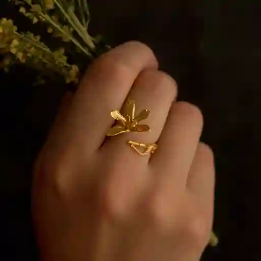 Anillo Orquidea Jirafita