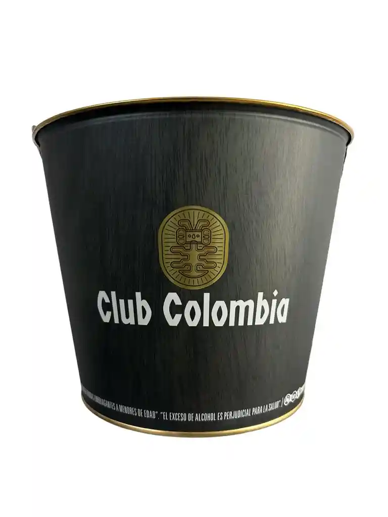 Balde Cubeta Redonda Hielera Tobo Cerveza Club Colombia 1a