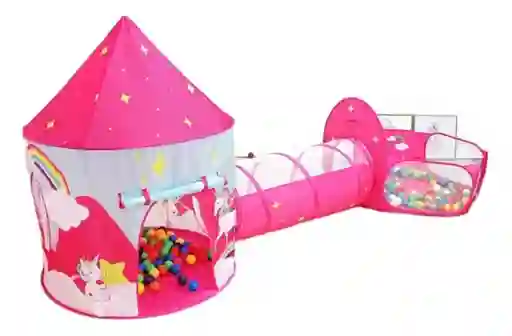 Carpa Tunel 3 En 1 Unicornio